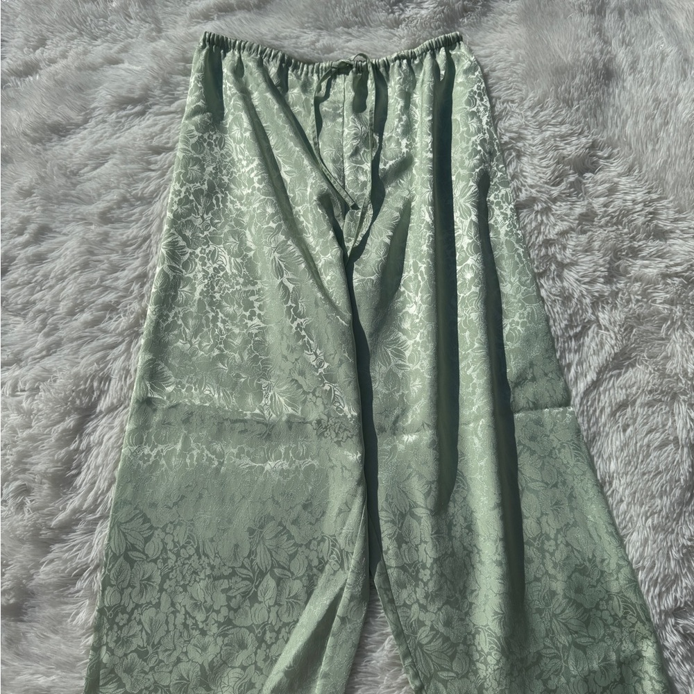 Vintage satin pajama pants - Picture 2 of 7